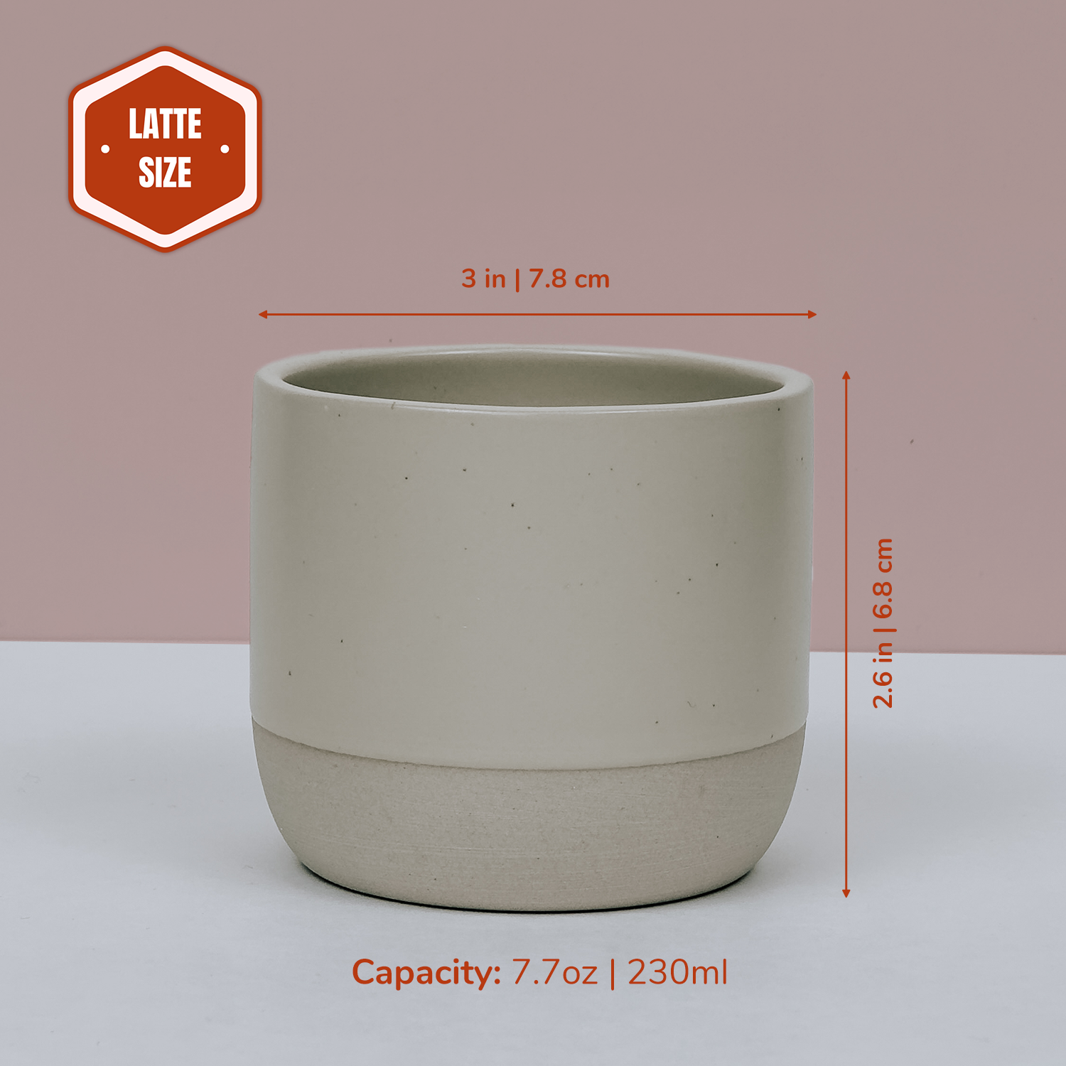 Opaqa Element Mug, Minimalist Ceramic Coffee Mug