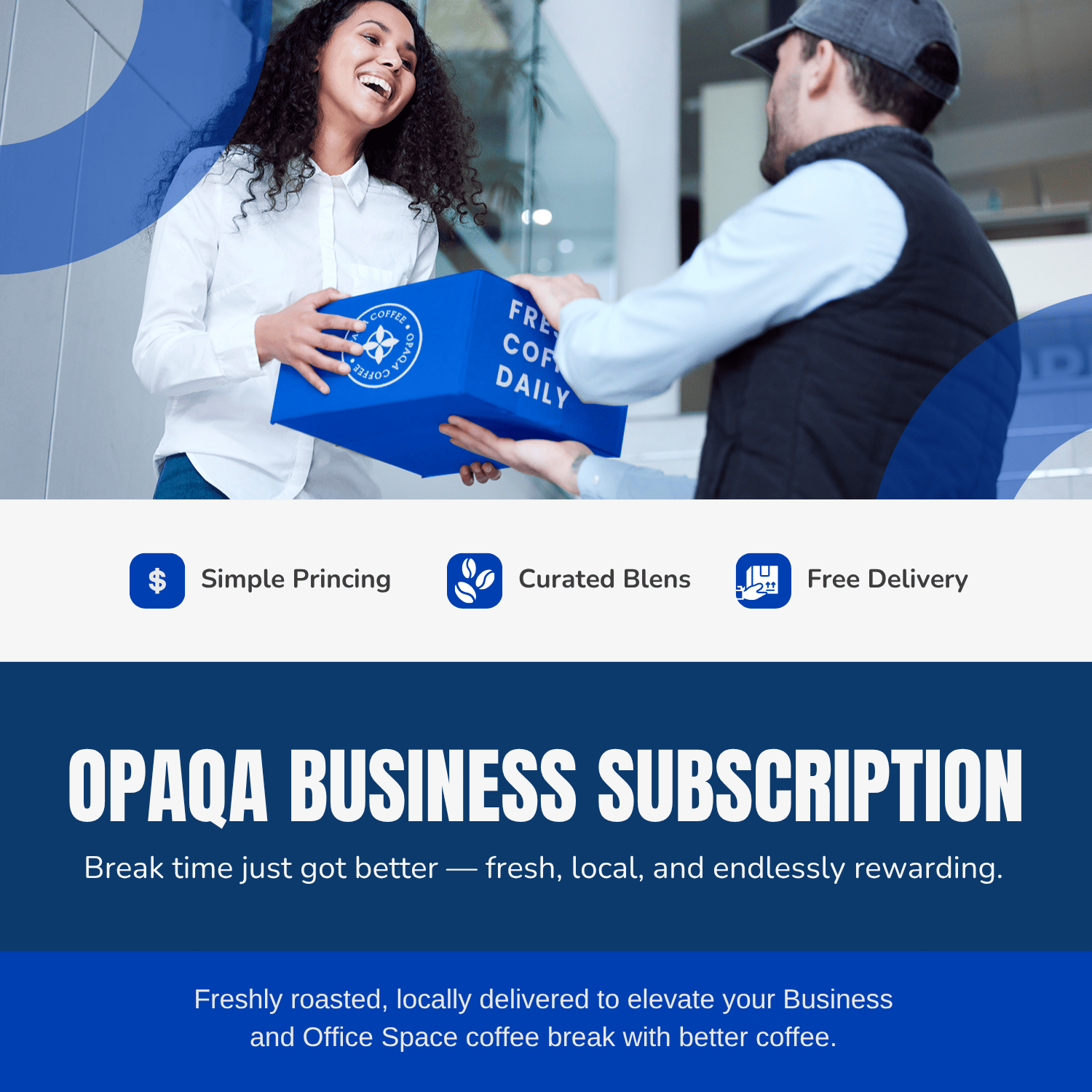 Opaqa’s Business Subscription | Thriving Workplace Plan for Large Teams - Opaqa Coffee